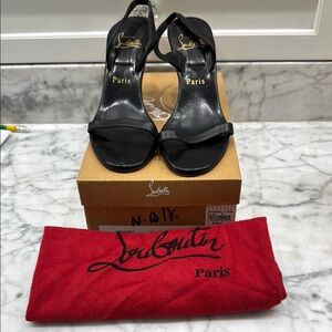 Christian Louboutin Black Women's Sandals